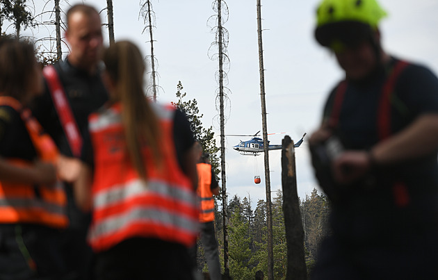 „Máme indicie.“ Místo v Českém Švýcarsku, kde vznikl požár, už prohledávají policisté