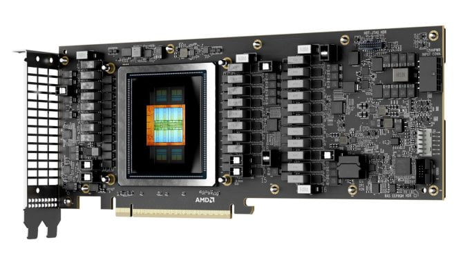 AMD uvádí GPU se spotřebou 600 W, napájené 12+4pinovým konektorem. Pro umělou inteligenci